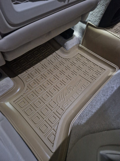 Set tappetini di gomma su musira per Alfa Romeo Stelvio (2017-oggi)