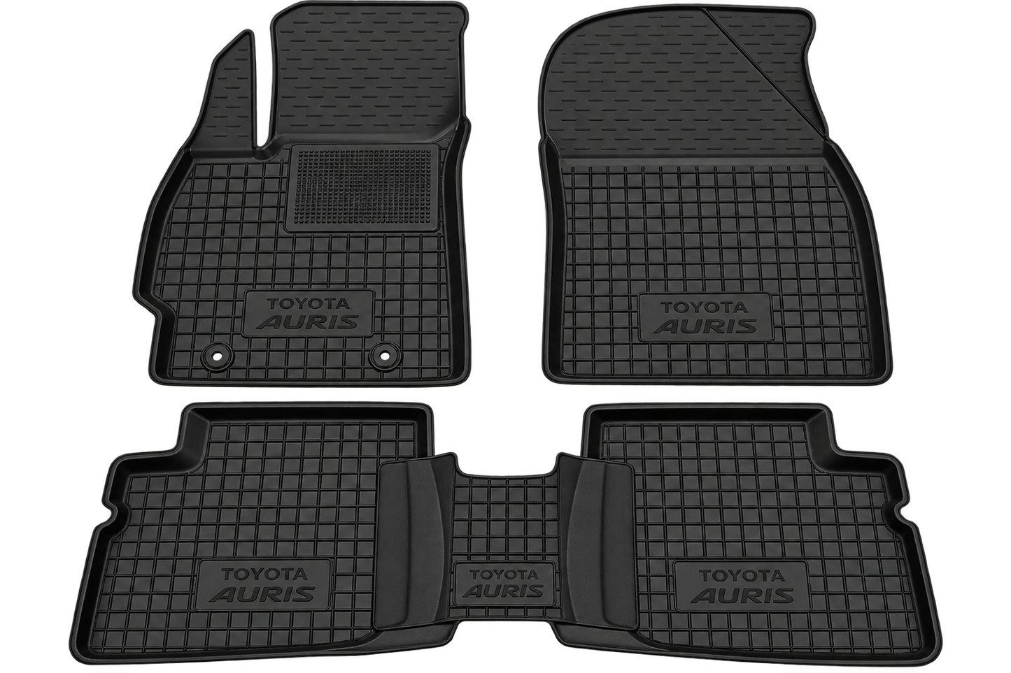 Set tappetini di gomma su misura per Toyota Auris 1 (E150) (2006-2012)
