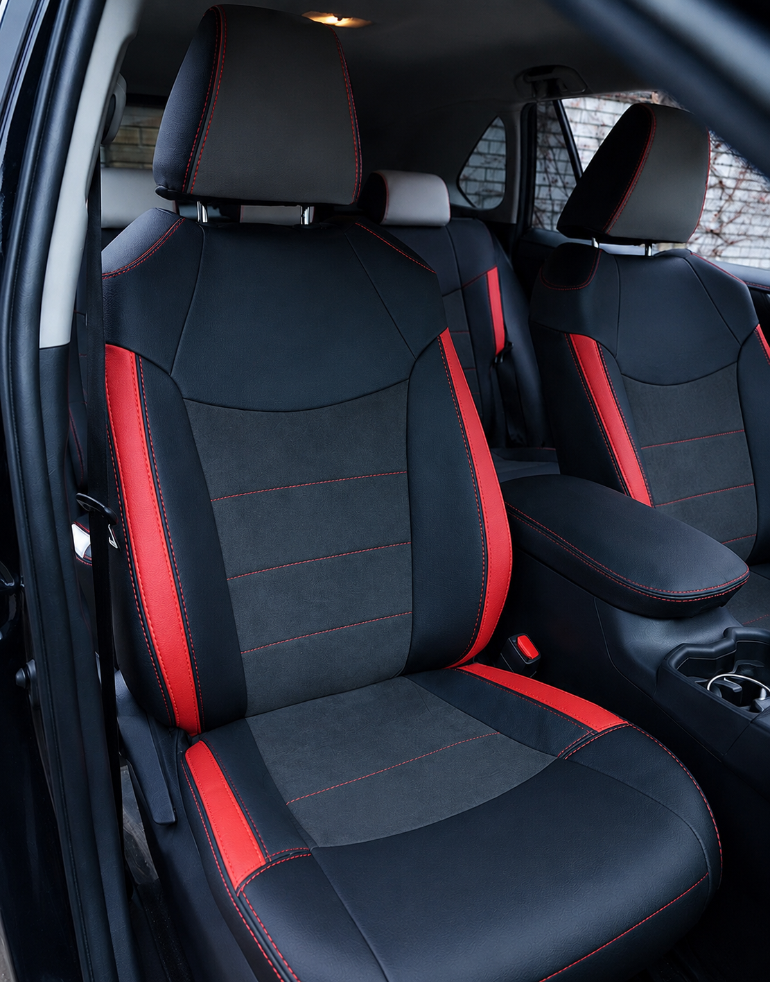 Set coprisedili su misura per Toyota Rav4 5 Hybrid (2018 - 2025), Leather style