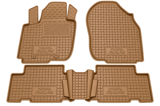 Set tappetini di gomma su misura per Toyota RAV4 3 (XA30) (2005-203)