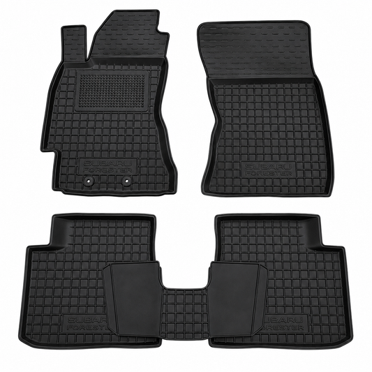 Set tappetini di gomma su misura per Subaru Forester 3 (SH) (2008-2012)