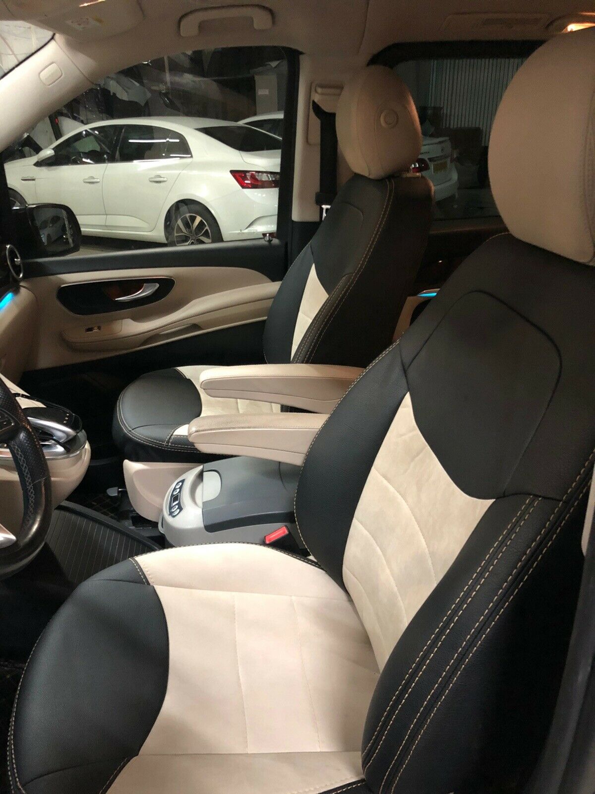 Set coprisedili su misura per Mercedes-Benz V-Class/Metris (W447) (2014-), Leather Style